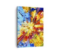 Impression sur Toile 50x70cm Tableaux Image Photo abstraction moderne Decoration