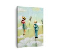 Impression sur Toile 50x70cm Tableaux Image Photo abstraction moderne Decoration
