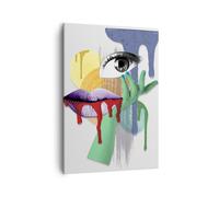 Impression sur Toile 50x70cm Tableaux Image Photo abstraction moderne Decoration