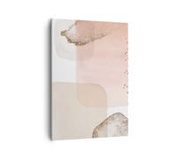 Impression sur Toile 50x70cm Tableaux Image Photo Abstrait Moderne Pastel