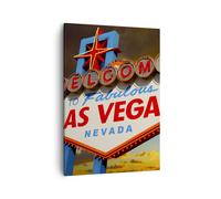 Impression sur Toile 50x70cm Tableaux Image Photo Amérique destination Las Vegas