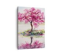 Impression sur Toile 50x70cm Tableaux Image Photo arbre abstraction Decoration