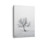 Impression sur Toile 50x70cm Tableaux Image Photo arbre champ nature Decoration