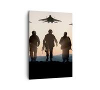 Impression sur Toile 50x70cm Tableaux Image Photo armée militaria Art Decoration