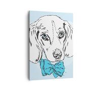 Impression sur Toile 50x70cm Tableaux Image Photo Chien labrador oeil portrait