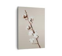 Impression sur Toile 50x70cm Tableaux Image Photo Coton Brindille Boho