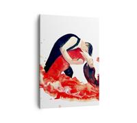 Impression sur Toile 50x70cm Tableaux Image Photo Danse clubbing activités fille