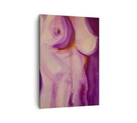Impression sur Toile 50x70cm Tableaux Image Photo femme acte corps Decoration