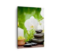 Impression sur Toile 50x70cm Tableaux Image Photo Fleur aromathérapie spa