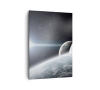 Impression sur Toile 50x70cm Tableaux Image Photo Planètes cosmos Etoiles