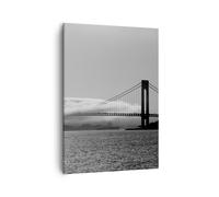 Impression sur Toile 50x70cm Tableaux Image Photo Usa golden gate bridge