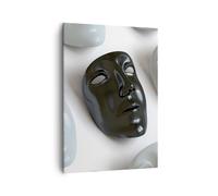 Impression sur Toile 50x70cm Tableaux Image Photo Venise masque acteur théâtre