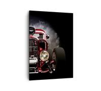 Impression sur Toile 50x70cm Tableaux Image Photo Voiture classique rétro sports