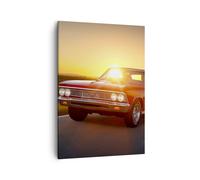 Impression sur Toile 50x70cm Tableaux Image Photo voiture route Art Decoration