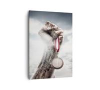 Impression sur Toile 50x70cm Tableaux Image Sport médaille victoire trophée