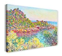 Impression sur toile (60x40cm): Claude Monet - Paysage à Montecarlo