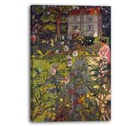 Impression sur toile (60x80cm): Édouard Vuillard - Jardin à Vaucresson