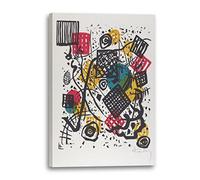 Impression sur toile (60x80cm): Wassily Kandinsky - Petits Mondes V (1922)