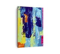 Impression sur Toile 70x100cm Tableaux Image Abstraction conception graphiques
