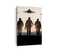 Impression sur Toile 70x100cm Tableaux Image Photo armée militaria Decoration