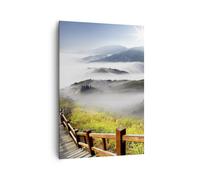 Impression sur Toile 70x100cm Tableaux Image Photo Asie beauté montagne paysage