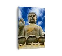 Impression sur Toile 70x100cm Tableaux Image Photo Asie bouddha culture