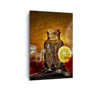 Impression sur Toile 70x100cm Tableaux Image Photo Asie thé saveur santé