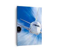 Impression sur Toile 70x100cm Tableaux Image Photo Aviation avion vol Decoration