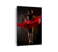 Impression sur Toile 70x100cm Tableaux Image Photo Beauté corps danseuse fille
