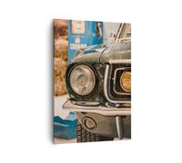 Impression sur Toile 70x100cm Tableaux Image Photo Couverture Ford Mustang