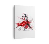 Impression sur Toile 70x100cm Tableaux Image Photo Danse action activité adulte