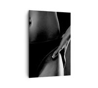 Impression sur Toile 70x100cm Tableaux Image Photo Femme modèle érotique