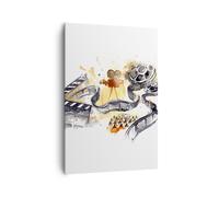 Impression sur Toile 70x100cm Tableaux Image Photo Film projecteur illustration
