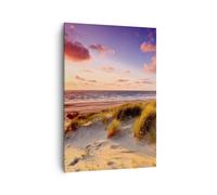 Impression sur Toile 70x100cm Tableaux Image Photo mer plage dune Art Decoration