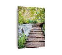 Impression sur Toile 70x100cm Tableaux Image Photo Parc national nature cailloux