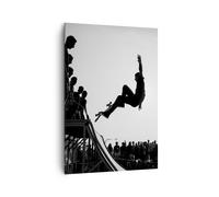 Impression sur Toile 70x100cm Tableaux Image Photo sport planche à roulettes