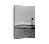 Impression sur Toile 70x100cm Tableaux Image Photo Usa golden gate bridge