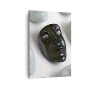 Impression sur Toile 70x100cm Tableaux Image Photo Venise masque acteur théâtre