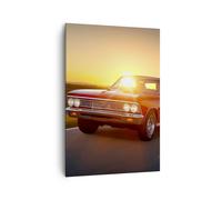 Impression sur Toile 70x100cm Tableaux Image Photo voiture route Art Decoration