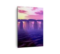 Impression sur Toile 70x100cm Tableaux Image Stonehenge cercle secret histoire