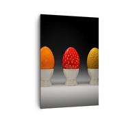 Impression sur Toile 70x100cm Tableaux Image Verre céramique nourriture fruit