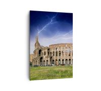 Impression sur Toile 70x100cm Tableaux Italie architecture colisée tourisme