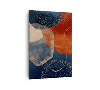 Impression sur Toile 70x100cm Tableaux Les couleurs les formes la géométrie
