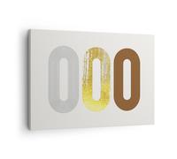 Impression sur Toile 70x50cm Tableaux Image Ovale Tapis Roulant Abstraction