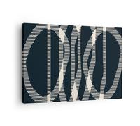 Impression sur Toile 70x50cm Tableaux Image Photo Abstraction Artistique Créatif