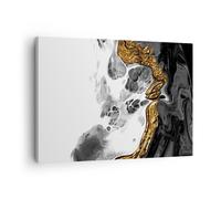Impression sur Toile 70x50cm Tableaux Image Photo Abstraction Renversé Contraste