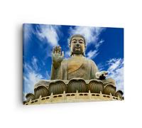 Impression sur Toile 70x50cm Tableaux Image Photo Asie bouddha culture