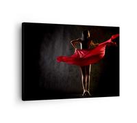 Impression sur Toile 70x50cm Tableaux Image Photo Beauté corps danseuse fille