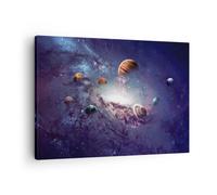 ARTTOR Tableau sur Toile Décoratif 70x50 cm Espace - 4851