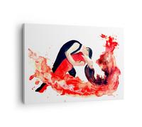 Impression sur Toile 70x50cm Tableaux Image Photo Danse clubbing activités fille